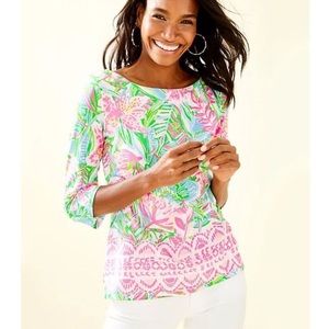 Lilly Pulitzer Waver Top in 2019 Pop-Up Print Lilly of the Jungle